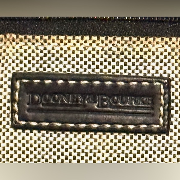 Dooney & Bourke Black and Gray Monogram Satchel - Picture 11 of 11